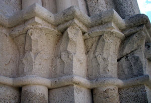 Medvedgrad - capitals on the chapel