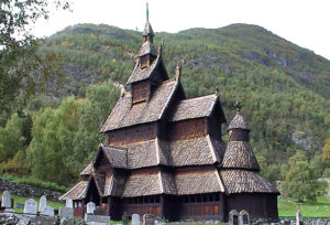 Wooden church in Borgund 11th century