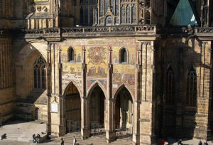 South portal of the Cathedral of St.. Vitus, Prague