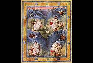 Aachen gospel, c.820.