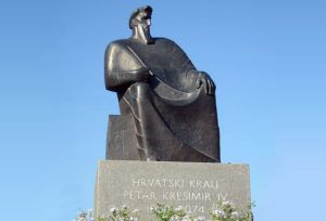 Monument to Peter Krešimir IV in Šibenik